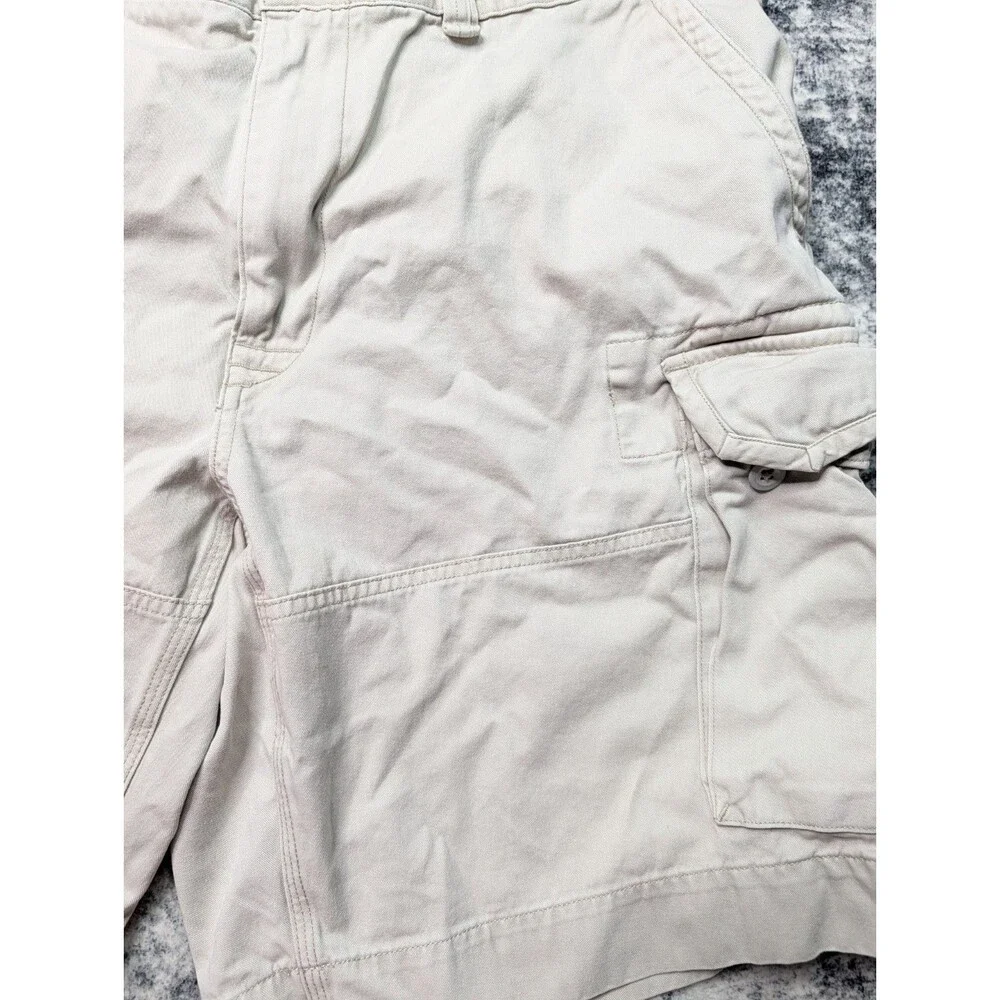 Polo Ralph Lauren Classic Chino Cargo Shorts Men 38 Cotton Beige Khaki